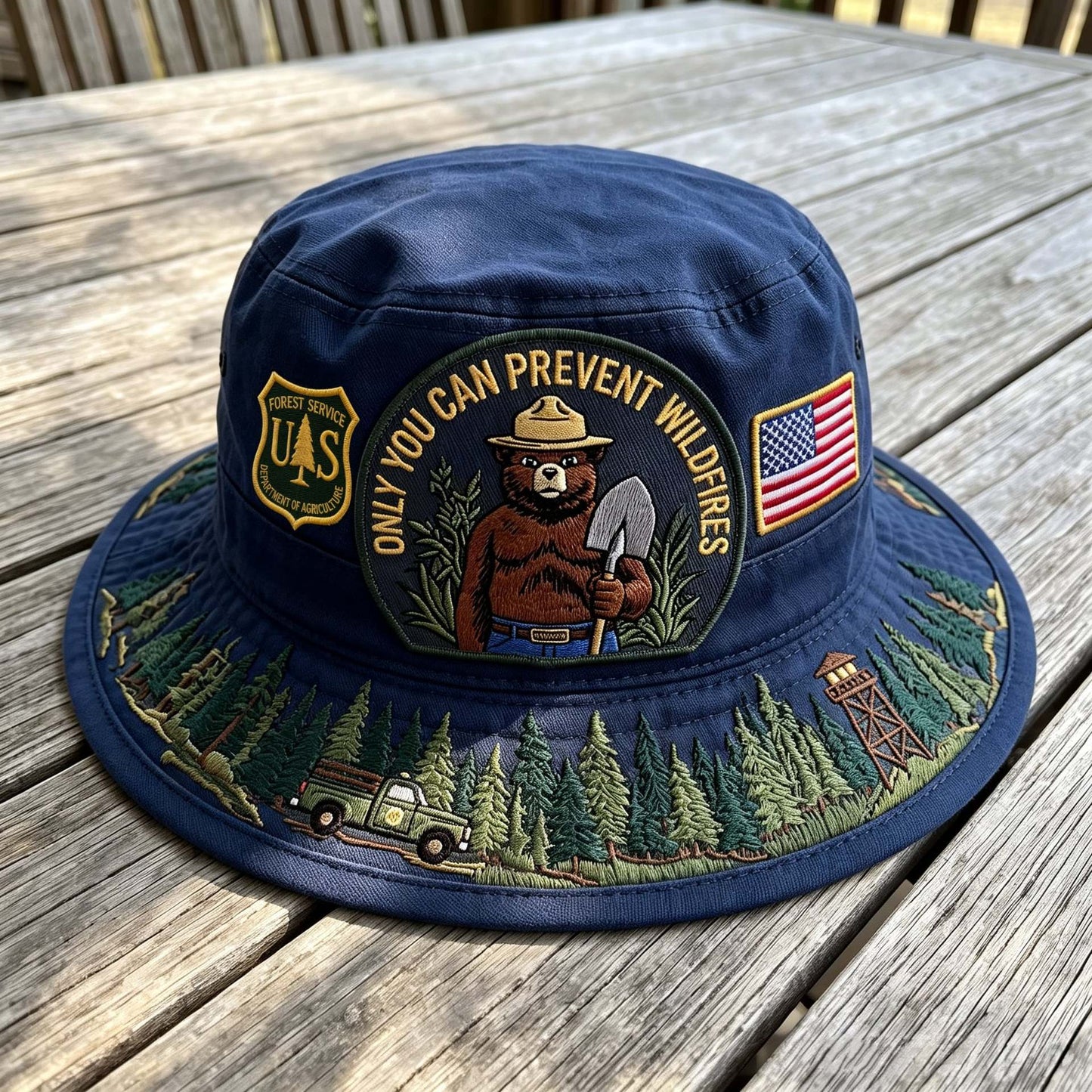 Last Day Promo: 49% OFF - 🐻USFS Only You Can Prevent Wildfires Boonie Hat🌲
