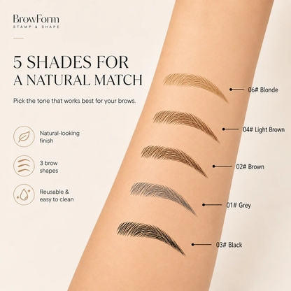 🥳2026 HOT SALE🥳💞50K+ SOLD!💅BrowForm stamp