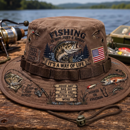 Last Day Promo: 49% OFF 🎣 Fishing Is a Way of Life Boonie Hat