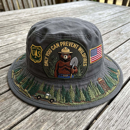 Last Day Promo: 49% OFF - 🐻USFS Only You Can Prevent Wildfires Boonie Hat🌲
