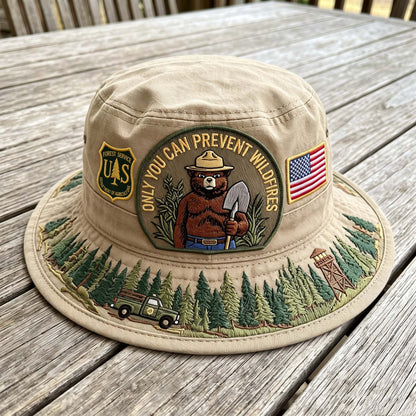 Last Day Promo: 49% OFF - 🐻USFS Only You Can Prevent Wildfires Boonie Hat🌲