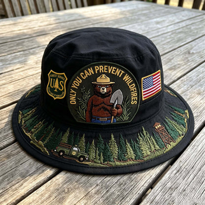 Last Day Promo: 49% OFF - 🐻USFS Only You Can Prevent Wildfires Boonie Hat🌲