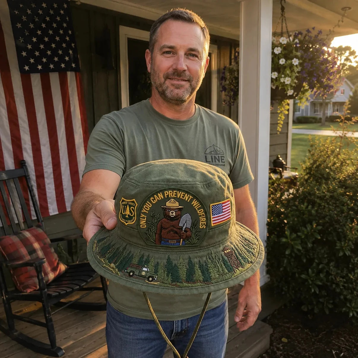 Last Day Promo: 49% OFF - 🐻USFS Only You Can Prevent Wildfires Boonie Hat🌲