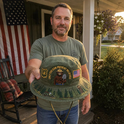 Last Day Promo: 49% OFF - 🐻USFS Only You Can Prevent Wildfires Boonie Hat🌲
