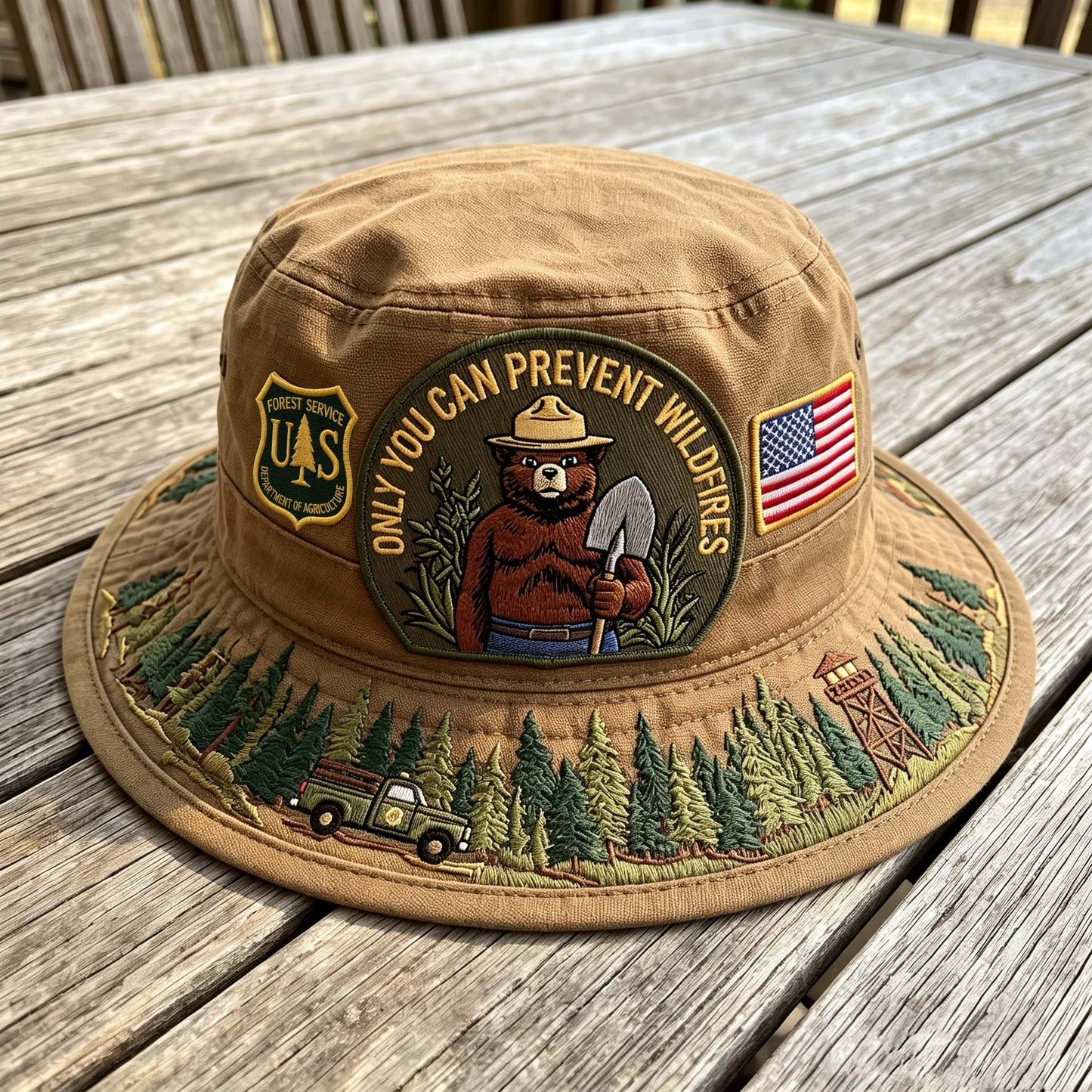 Last Day Promo: 49% OFF - 🐻USFS Only You Can Prevent Wildfires Boonie Hat🌲