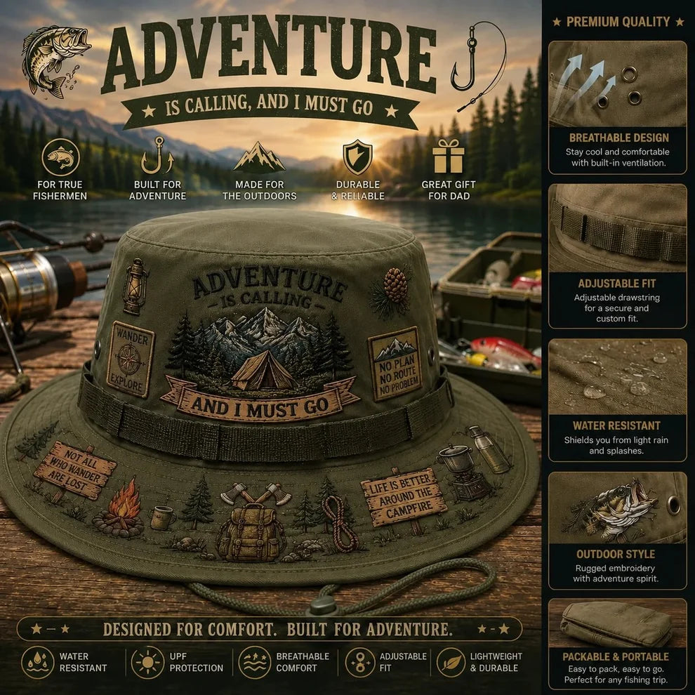 🌲Adventure is a lifestyle – Boonie hat